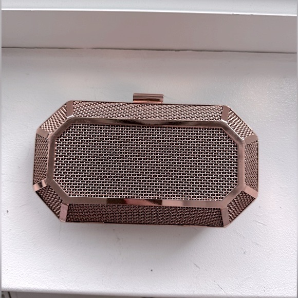 ASOS Design Grid Box Clutch Bag - Picture 1 of 3